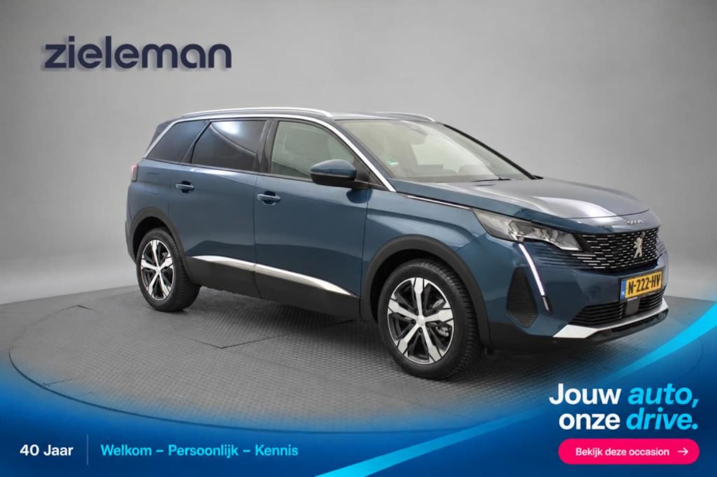 Peugeot 5008 - 1.2 PureTech Allure 7 Persoons - Digitaal Cockpit, Carplay, Adapt. Cruise, Stoelverw. Trek - AutoWereld.nl