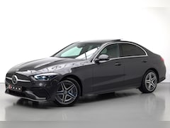 Mercedes-Benz C-klasse - C300e AMG Line |Pano|Burmester|Ambient|Trekhaak|Leder|