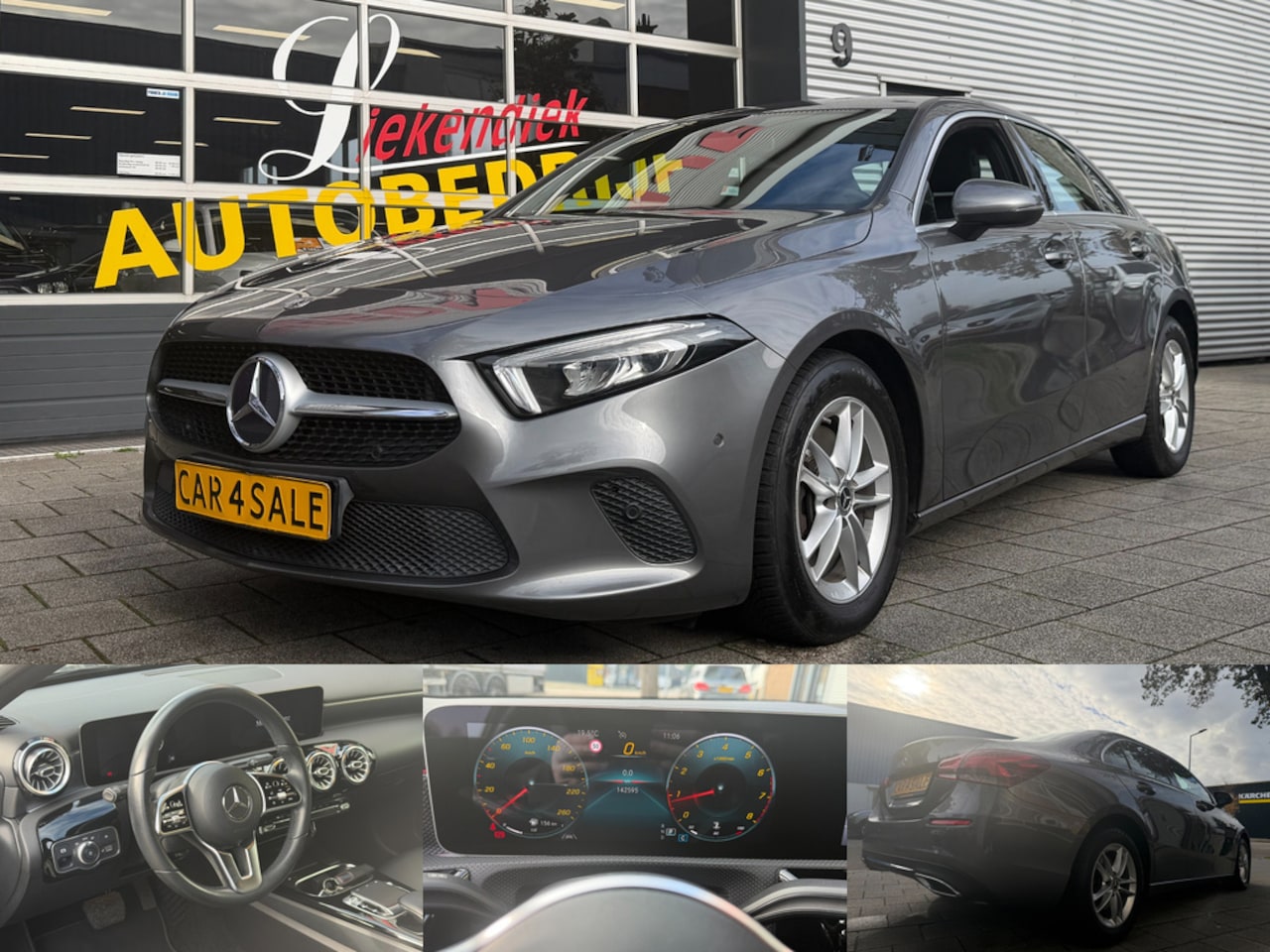 Mercedes-Benz A-klasse - 200 Limousine Progressive Edition - AUTOMAAT I Navigatie/Apple CarPlay I Leer I Airco I PD - AutoWereld.nl