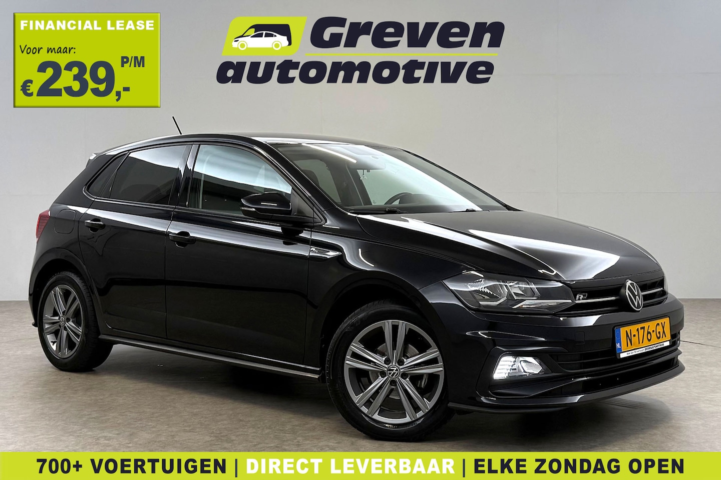 Volkswagen Polo - 1.0 TSI R-Line | Cruise | Carplay | LED | Parkeersens. | NAP - AutoWereld.nl