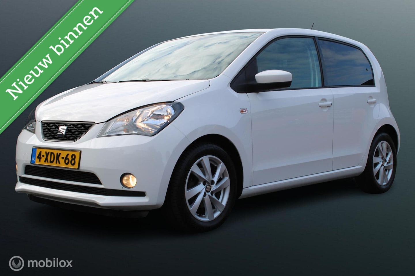 SEAT Mii - 1.0 Sport Dynamic 1.0 Sport Dynamic, Navi, App connect, Donker glas, Airco, Lichtmetalen velgen, Volledig de - AutoWereld.nl