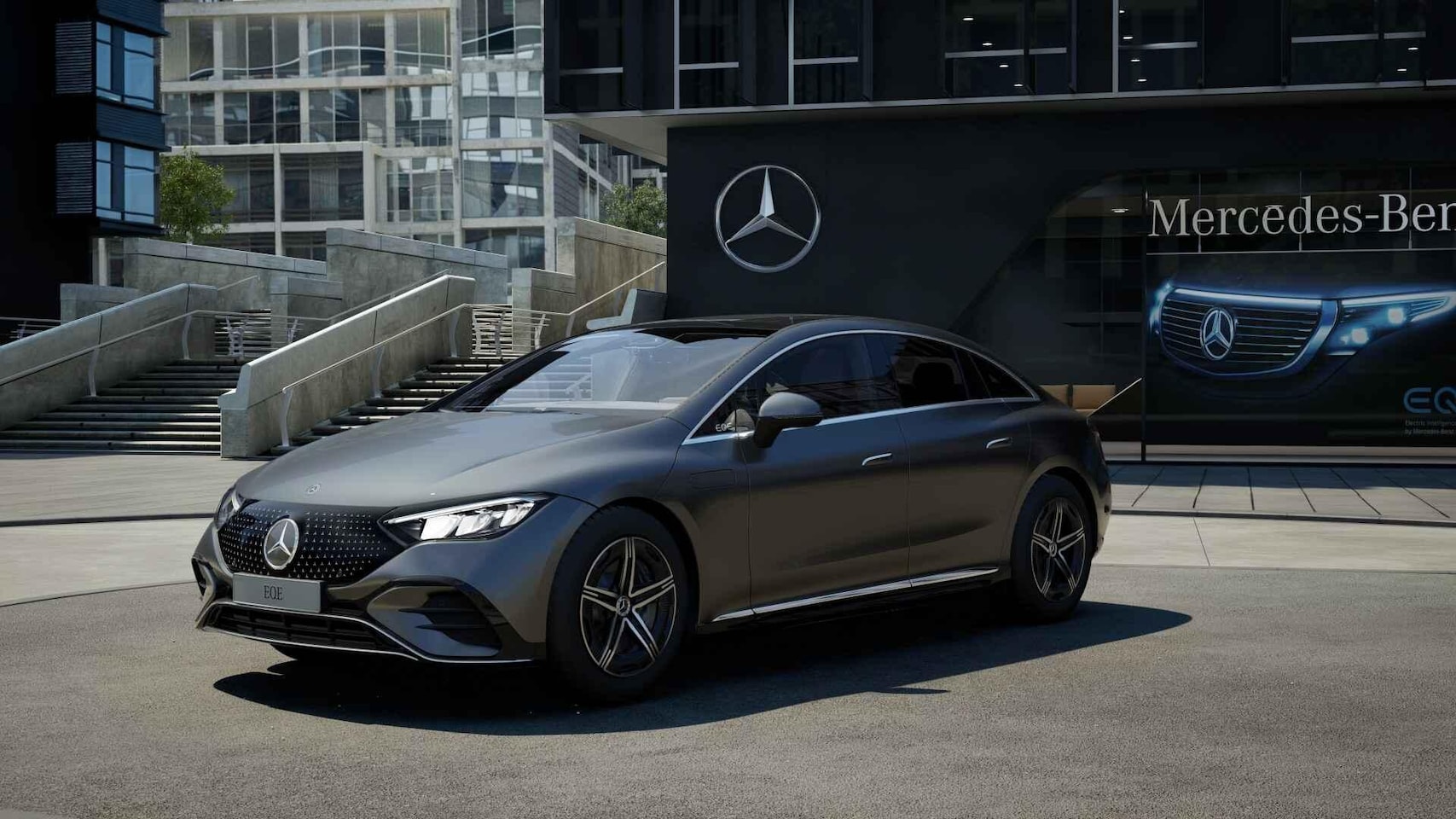 Mercedes-Benz EQE - 350+ Launch Edition AMG Line 91 kWh | Burmester | Memory | Panoramadak | Keyless | Stoelve - AutoWereld.nl