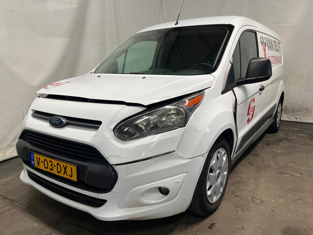 Ford Transit Connect - 1.5 TDCI L2 Ambiente HP Schadeauto Voorschade auto start en rijd - AutoWereld.nl