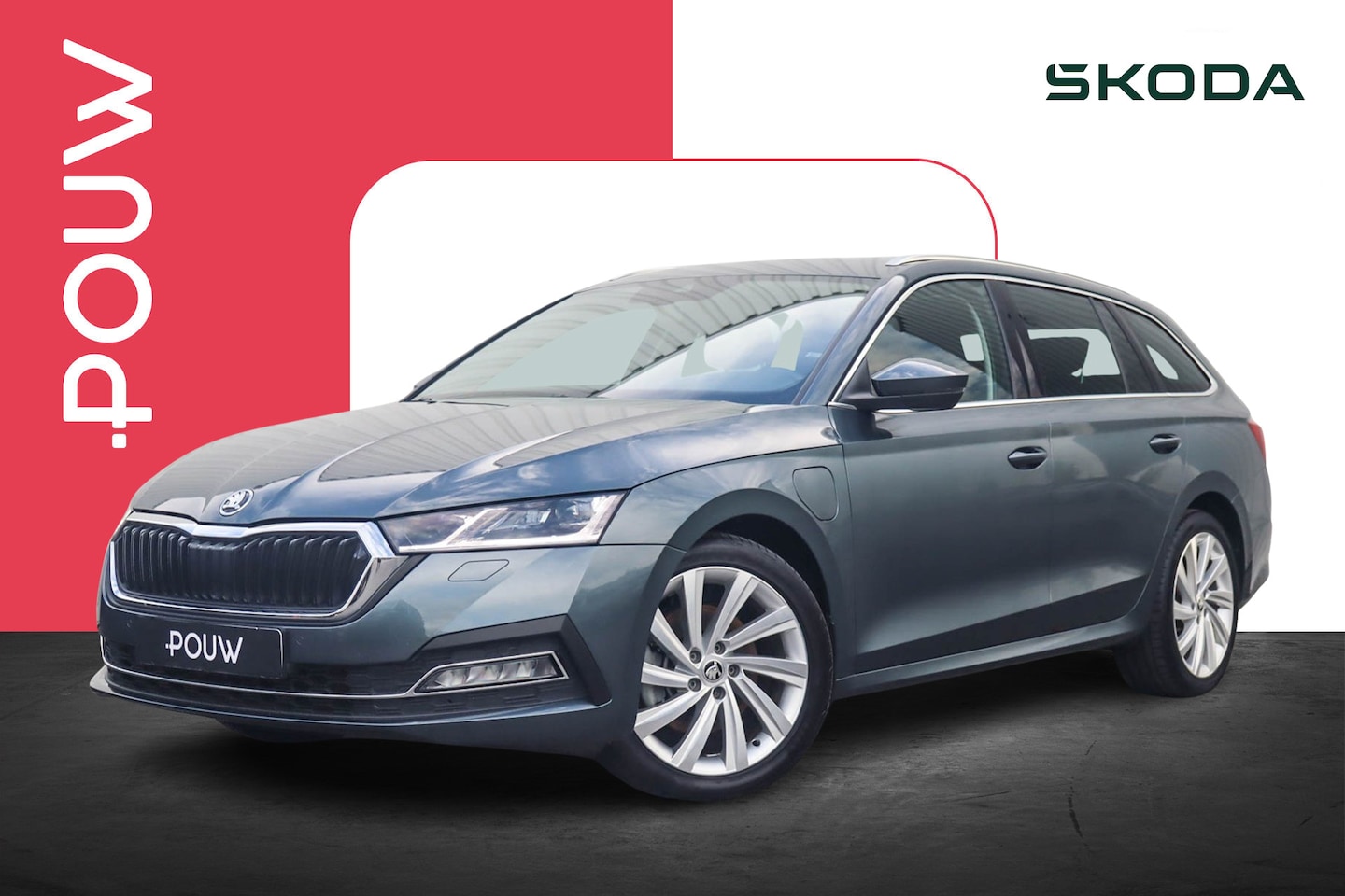 Skoda Octavia Combi - 1.4 TSI 204pk PHEV Business Edition Plus | Trekhaak Wegklapbaar | Stuurwiel Verwarmd | Ach - AutoWereld.nl