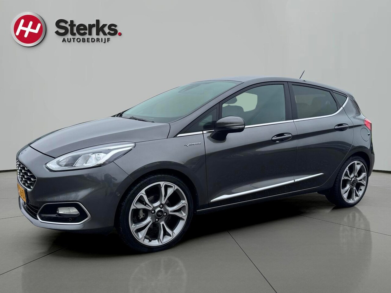 Ford Fiesta - 1.0 EcoBoost Vignale 125 PK WINTER PAKKET LEDER CAMERA PARKEERHULP - AutoWereld.nl