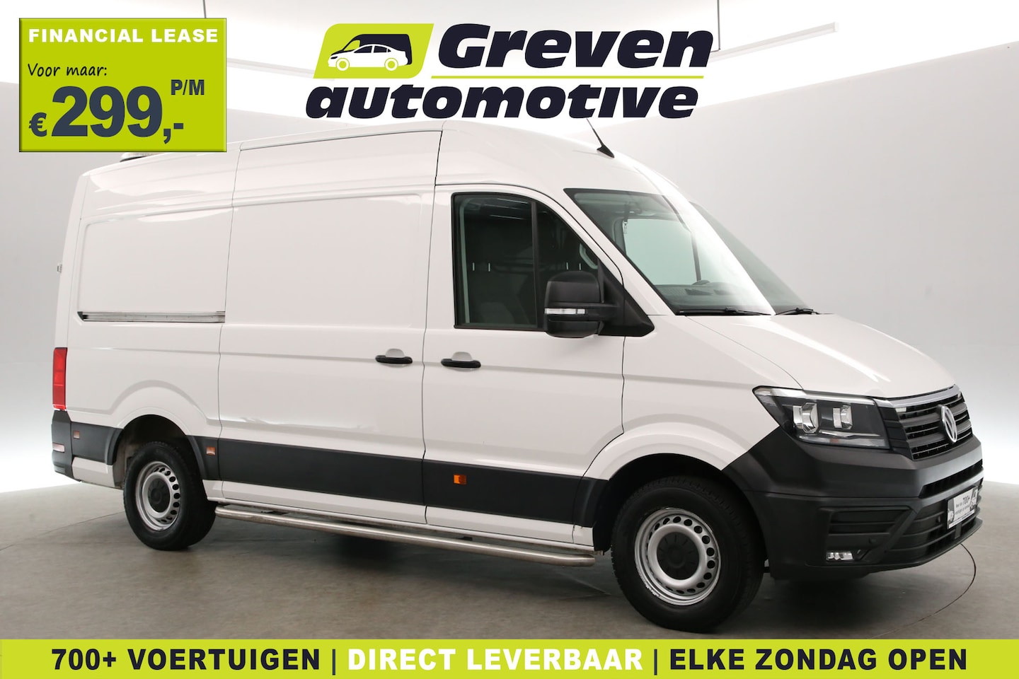 Volkswagen Crafter - 2.0 TDI L3H3 140PK | Airco | Cruise | Camera | Carplay | Stoelverw. | Zwaailamp | Parkeers - AutoWereld.nl