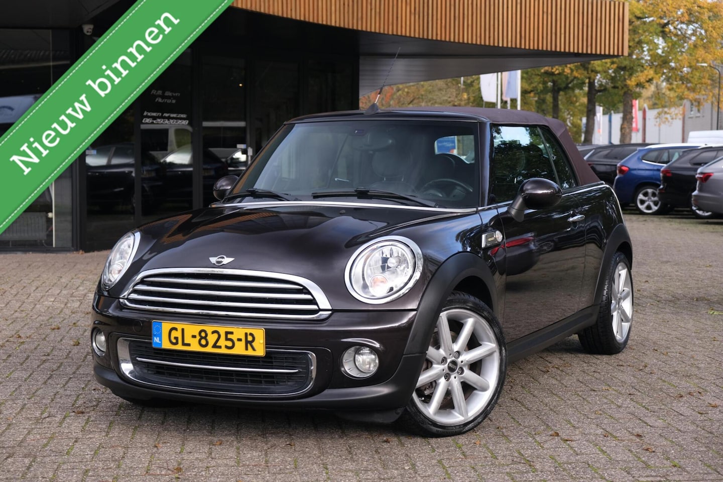 MINI Cabrio - 1.6 Cooper Chili Highgate|Rijklaar!|Stoelverwarming|Leder|Nieuw cabriodak|Bluetooth|Clima| - AutoWereld.nl