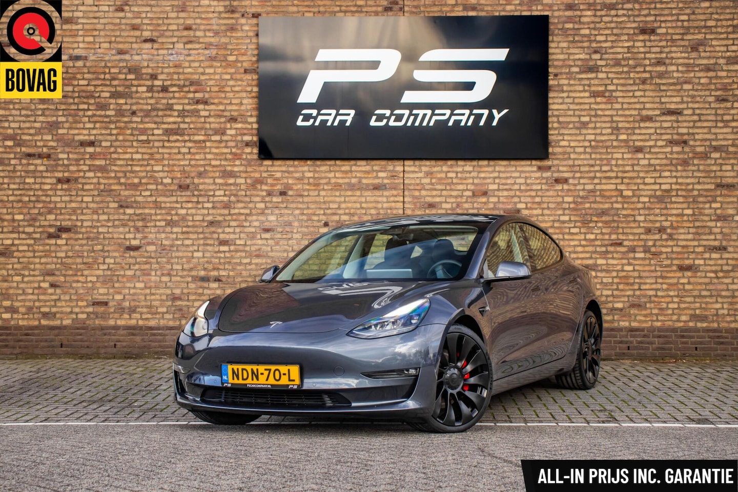 Tesla Model 3 - Performance AWD 75 kWh, BTW, SOH 92%, FSD - AutoWereld.nl