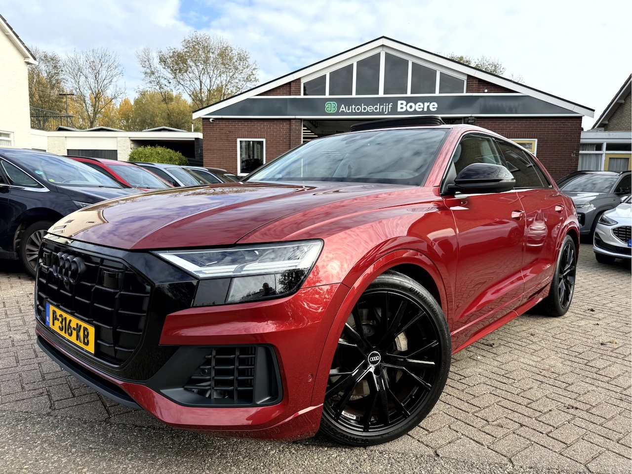 Audi Q8 - 55 TFSI e quattro Pro Line S Panoramadak, Trekhaak, 360 camera - AutoWereld.nl