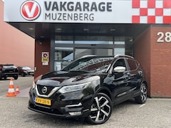 Nissan Qashqai - 1.3 DIG-T Tekna + // BOSE AUDIO // MEMORY SEATS // PANO DAK // LEDEREN BEKLEDING // BLIND
