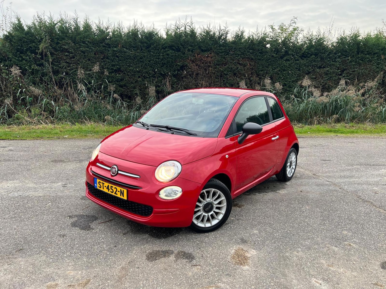 Fiat 500 - 1.0 PopStar Rosso SPORT LAGE KM! UNIEK - AutoWereld.nl