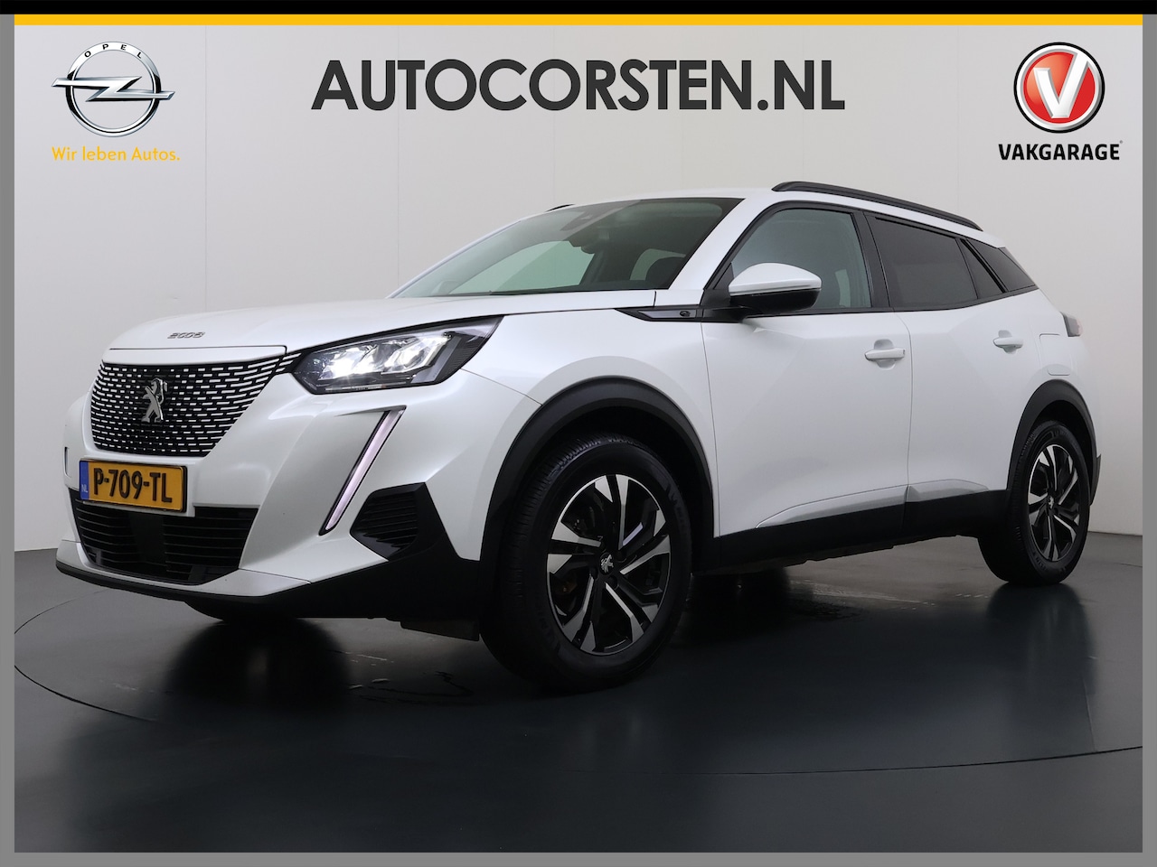 Peugeot e-2008 - EV Allure Pack 50kWh Trekhaak 3D-Navi 360°Camera Apple Carplay Android Auto Ecc SOH 88% Re - AutoWereld.nl