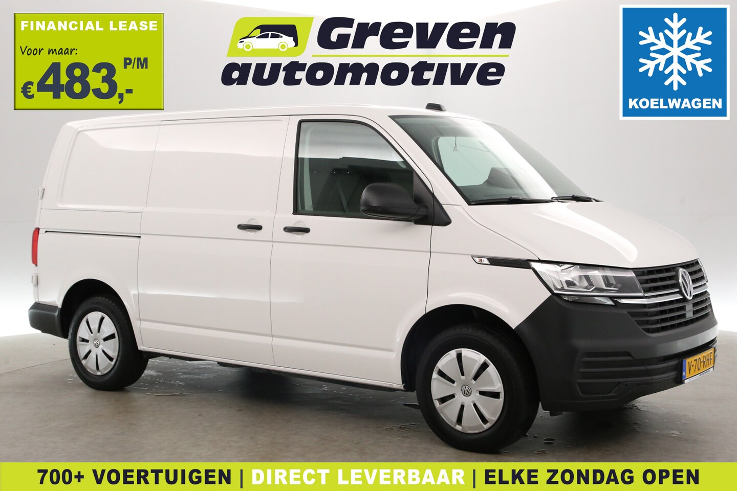 Volkswagen Transporter - 2.0 TDI L1H1 | Koelwagen 2° | Koelauto | Airco | Camera | Carplay | 3 Zits | Elektrpakket - AutoWereld.nl