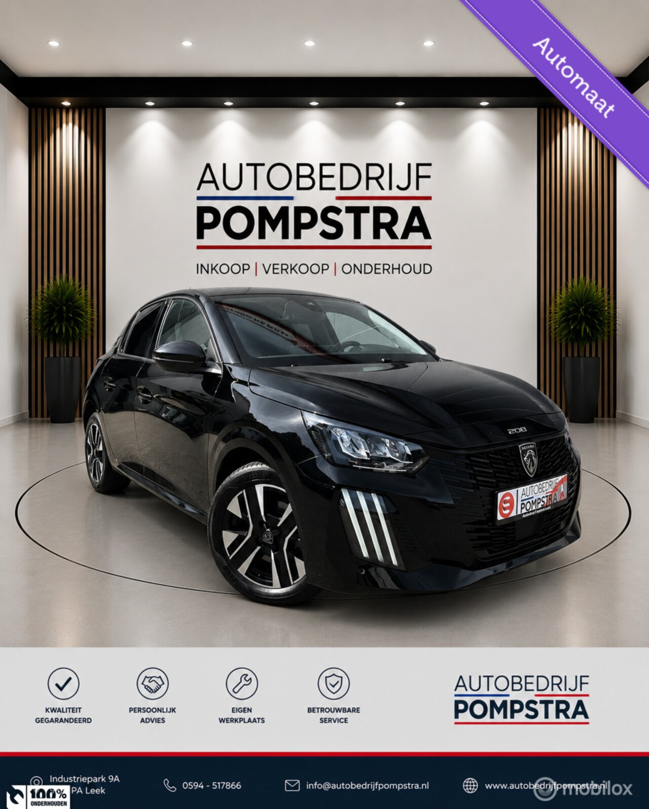 Peugeot 208 - NEW 1.2 PureTech 100 Style EAT8 AUT/NAVI/TREKH - AutoWereld.nl