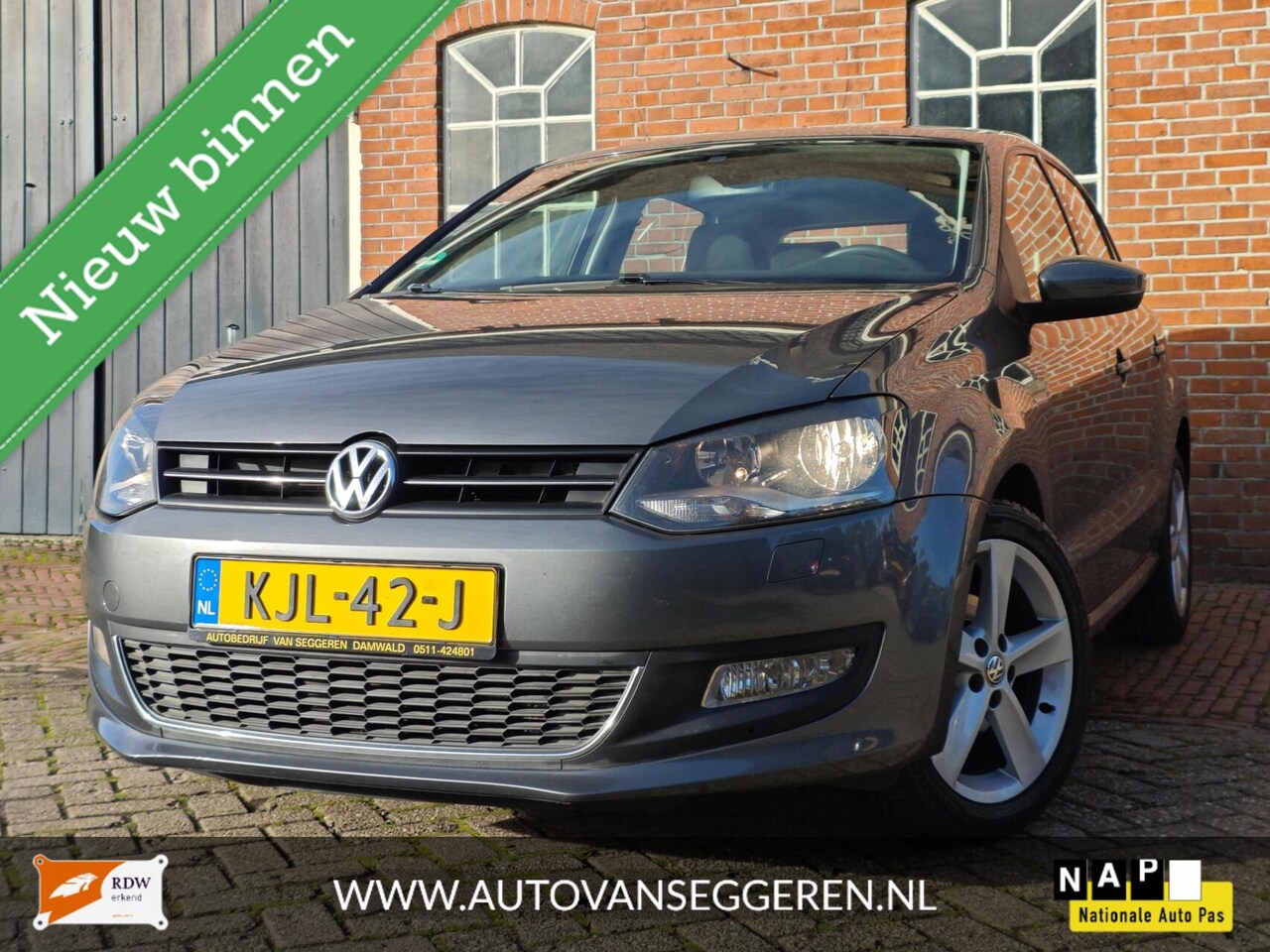Volkswagen Polo - 1.2 TSI Highline - Garantie / 105PK / Cruise / Clima / Stoelv. - AutoWereld.nl