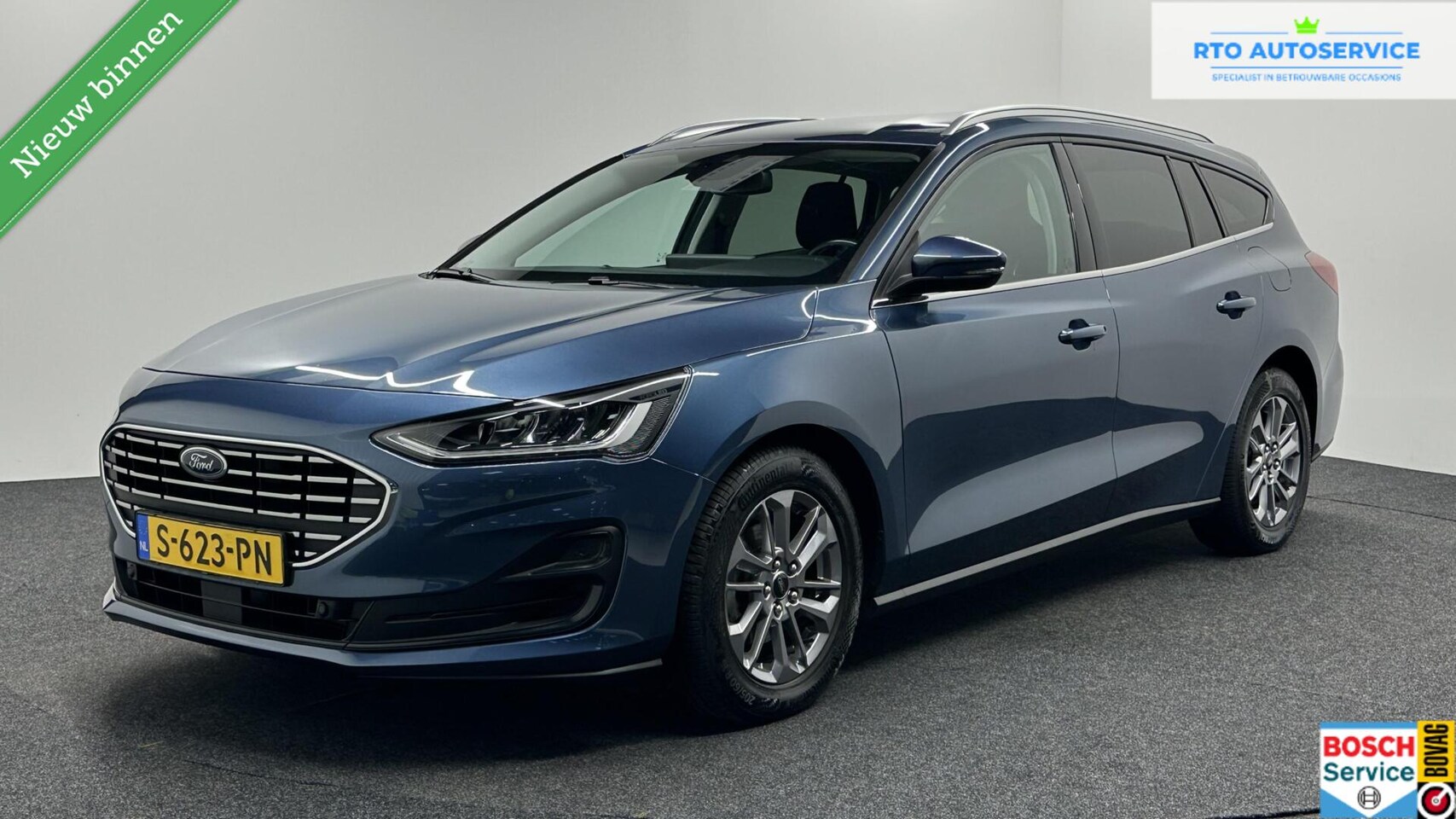 Ford Focus Wagon - 1.0 EcoBoost Hybrid Titanium|Carplay|Climate/Cruise Control|NAP| - AutoWereld.nl