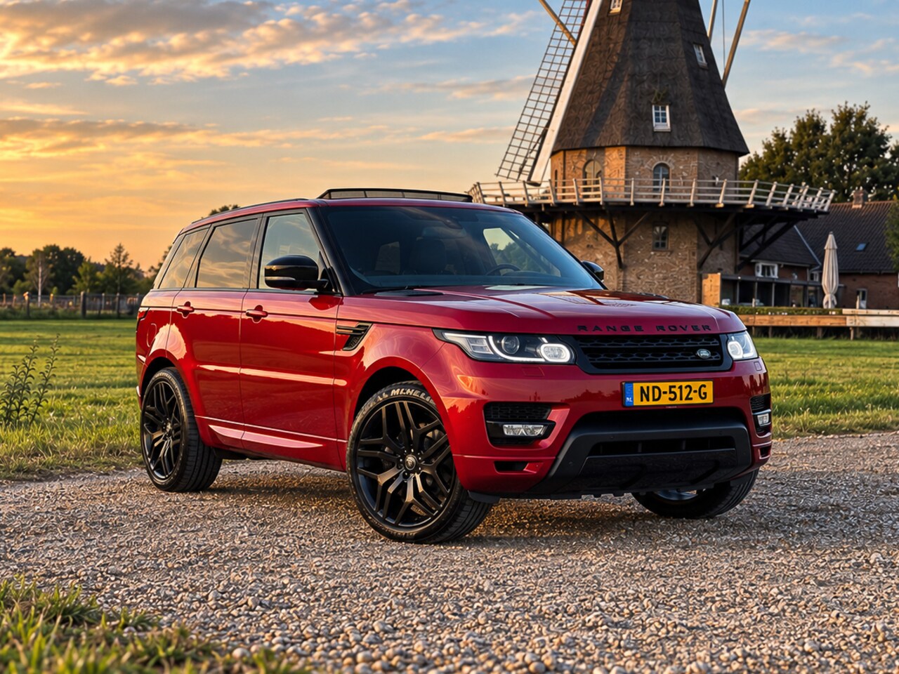 Land Rover Range Rover Sport - 3.0 TDV6 HSE Dynamic l Stealth Pack l Pano l Camera l Firenze Red - AutoWereld.nl