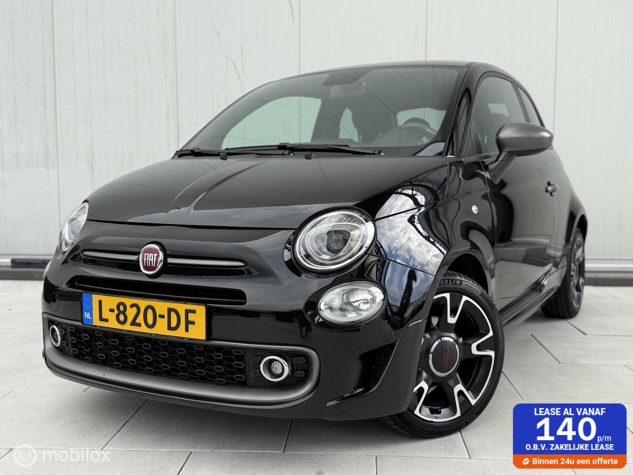 Fiat 500 - 1.2 Sport Cruise 1e eig White Details CarPlay Smoke - AutoWereld.nl