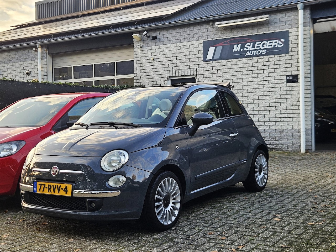 Fiat 500 C - 0.9 TwinAir Lounge*Airco*Leder*Nieuwe koppeling - AutoWereld.nl