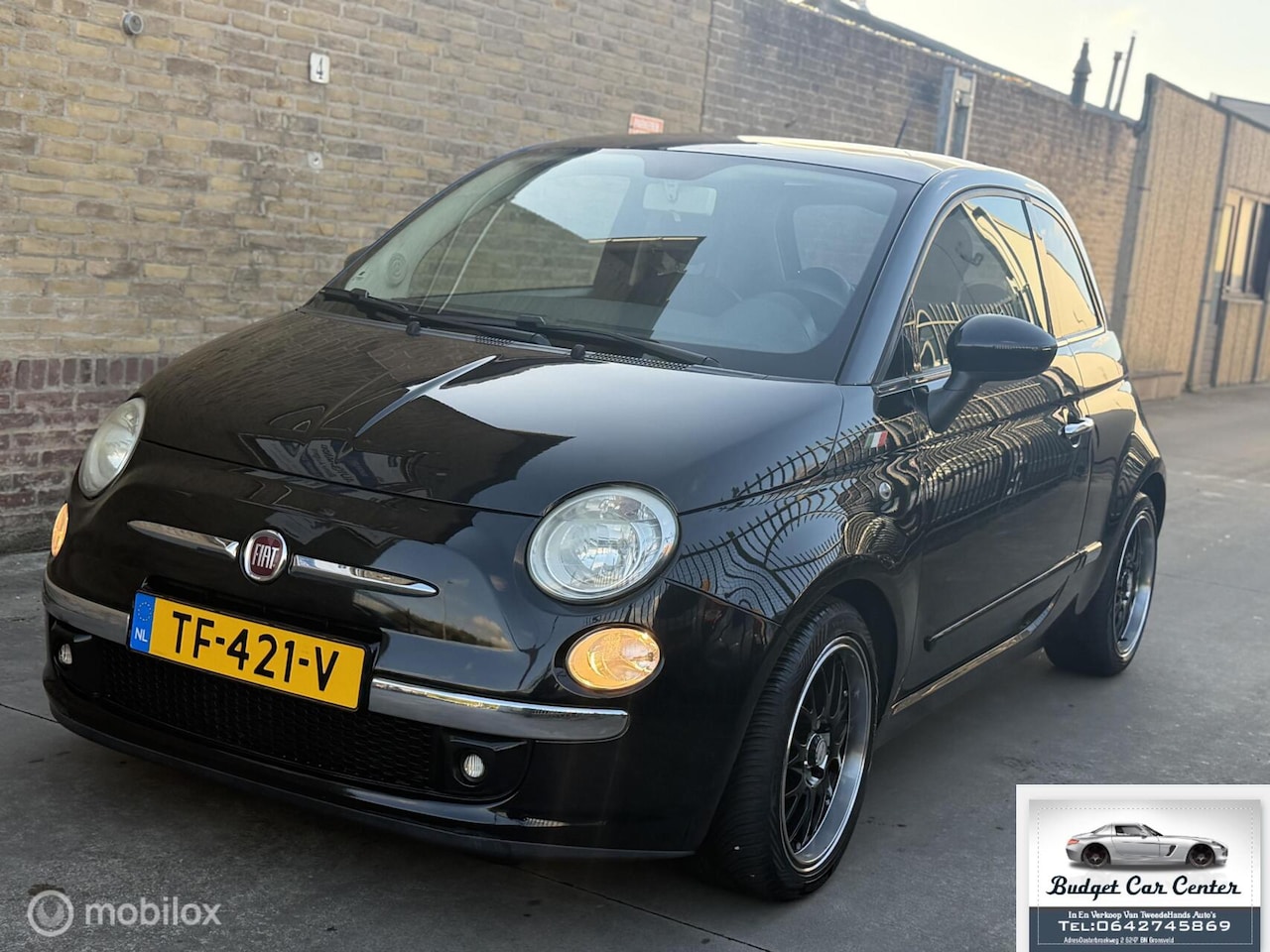 Fiat 500 - 1.2 Sport 1.2 SPORT ,AIRCO Pano, lederbekleding. - AutoWereld.nl