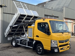 Mitsubishi Canter - 3S13 3.0 DI 280 Openlaadbak Kipper Hiab laadkraan Trekhaak 3500kg trekgewicht Gereedschaps