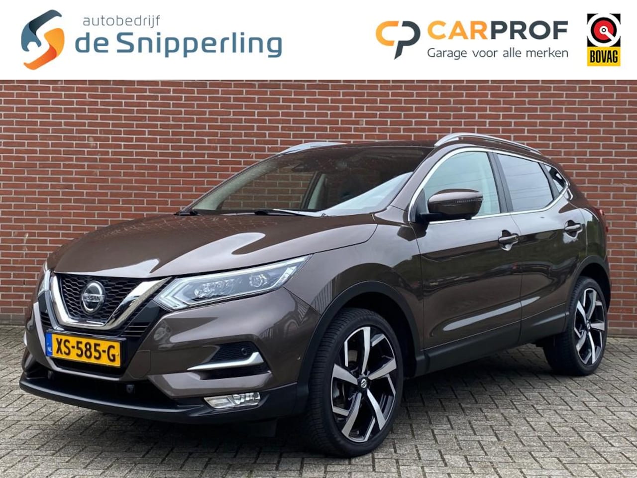 Nissan Qashqai - 1.2 TEKNA + NAV 360 CAMERA CLIMA CRUISE PANO STOELVERW - AutoWereld.nl