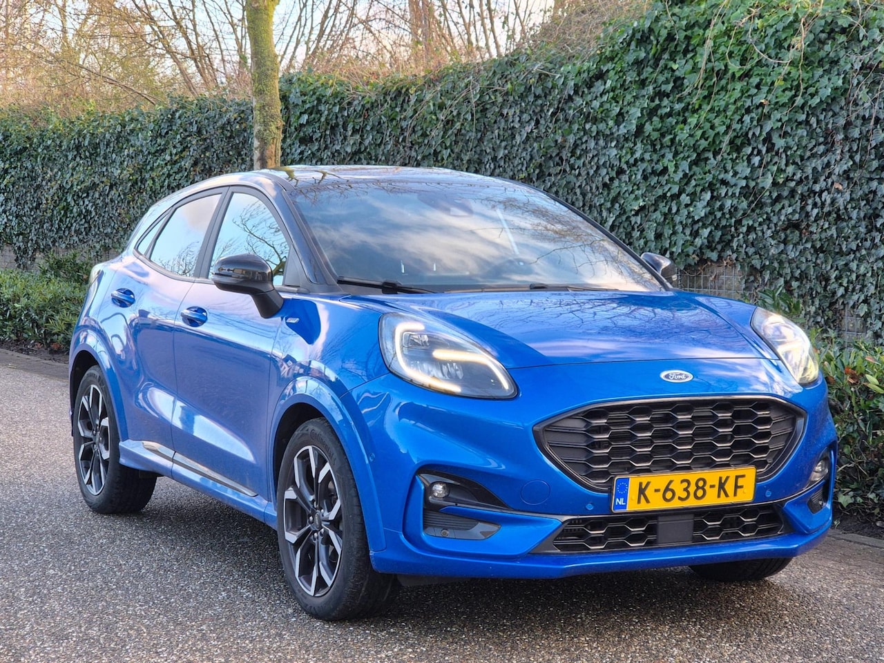 Ford Puma - 1.0 EcoBoost Hybrid ST-Line X Android Adaptive Cruise Line Assist Dode hoek Full optie zwa - AutoWereld.nl