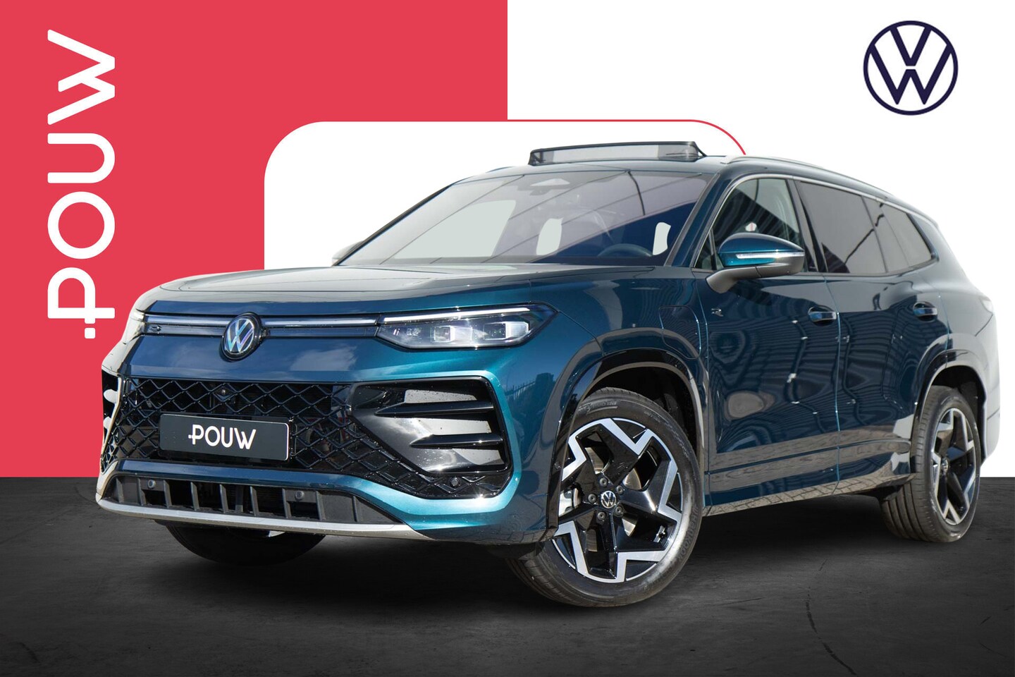 Volkswagen Tayron - 1.5 eHybrid 272pk R-Line | SoH 102% | Panoramadak | Trekhaak | Apple Carplay/Android Auto - AutoWereld.nl