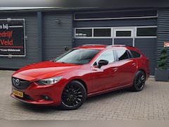 Mazda 6 Sportbreak - 2.2D SkyActiv-D 150 AUT LEDER NAVI TREKHAAK PDC XENON