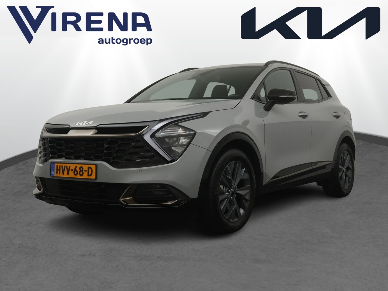 Kia Sportage - 1.6 T-GDi Hybrid Dark Edition - Navigatie - Stoel-/stuurverwarming - Cruise Control - Clim - AutoWereld.nl