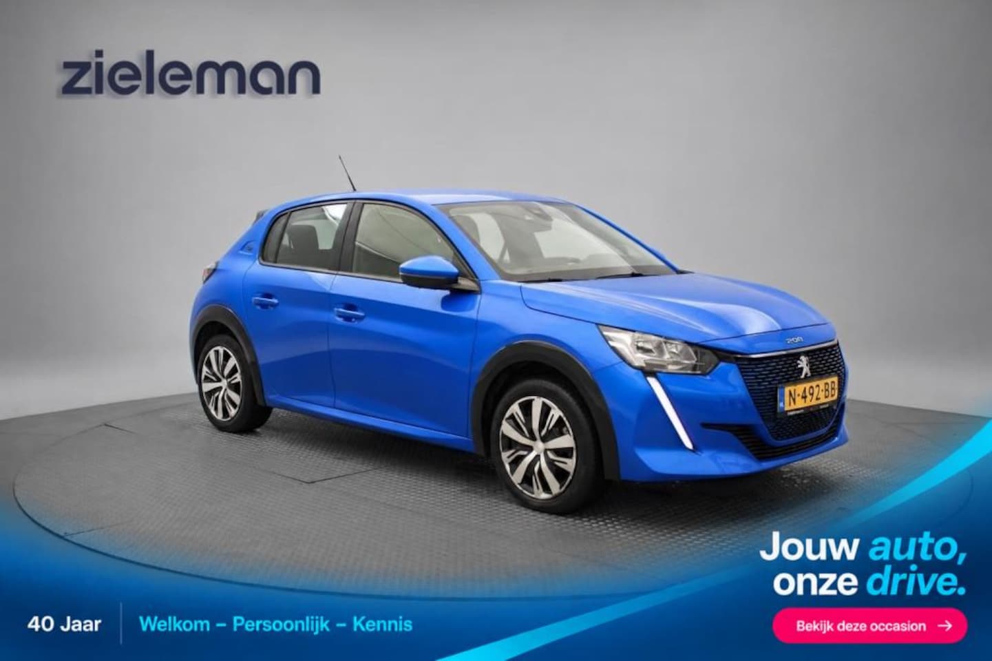 Peugeot e-208 - Active 50 kWh - Carplay, Navi, Cruise, SOH 90,13% - AutoWereld.nl