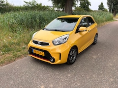 Kia Picanto - 1.2 CVVT SportsLine Airco Cruise Stoel/Stuur verwarming Pdc Half Leder Bekleding Mist Lamp