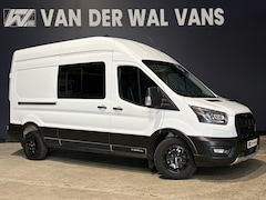 Ford Transit - 2.0 TDCI 131pk L3H3 Dubbele Cabine Euro6 Inrichting Airco | 6-Zits | Camera | Apple Carpla