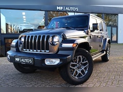 Jeep Wrangler Unlimited - 4xe 380 Sahara|Leder|360|ACC|Stuur & stoelverwarming|Led