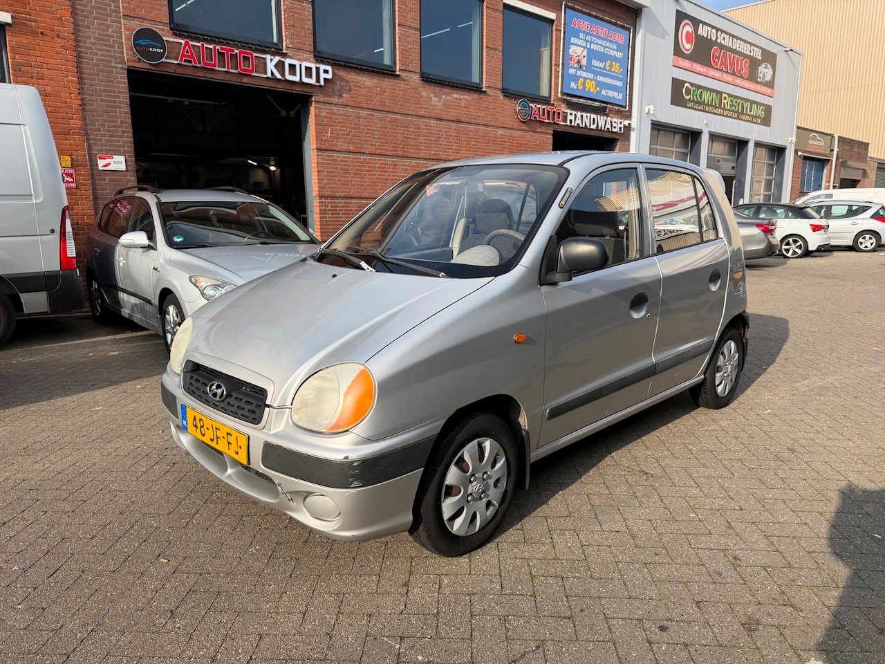 Hyundai Atos Spirit - 1.0i SX 2002 El.Ramen Stuurbkr Lage KM - AutoWereld.nl