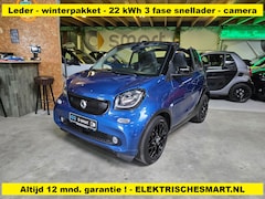 Smart Fortwo cabrio - EQ prime - leder - winterpakket - camera - 22 kWh snellader