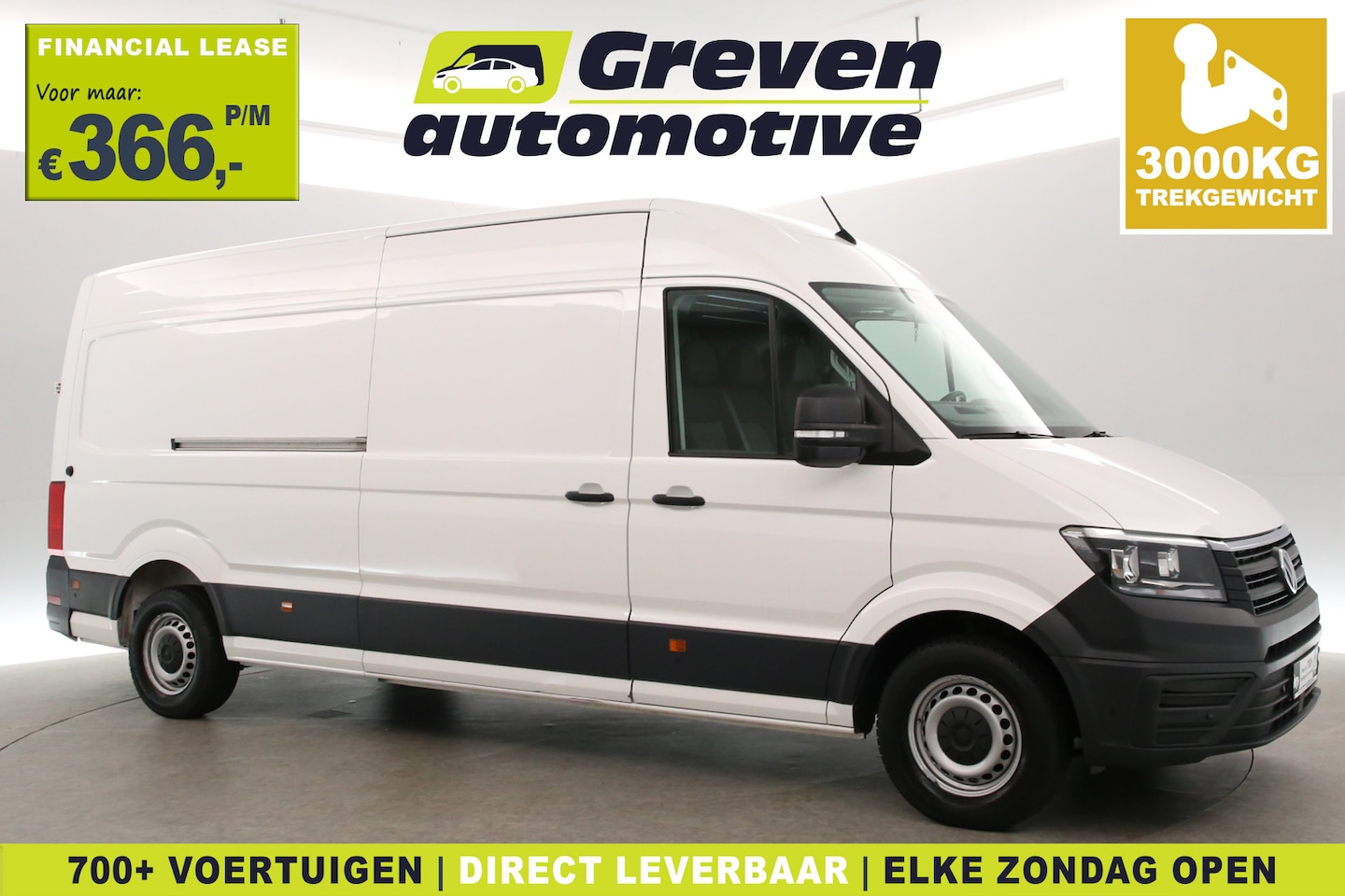 Volkswagen Crafter - 2.0 TDI 140PK L4H3 | Airco | Camera | Carplay | 3 Zits | 3000KG Trekgew. | Parkeersens. - AutoWereld.nl
