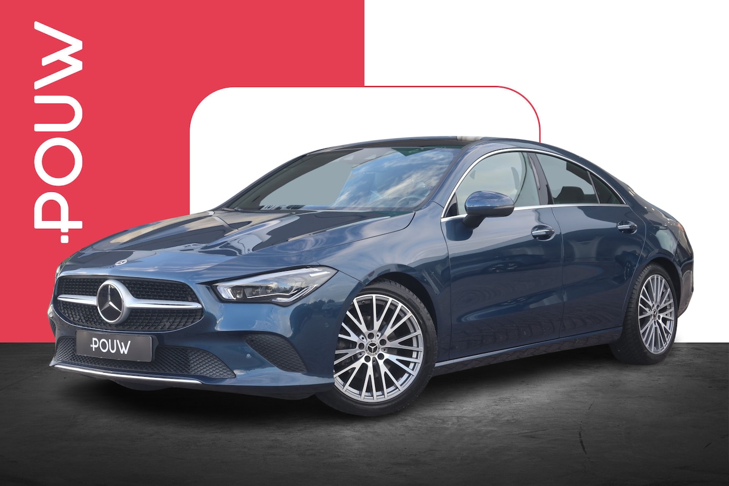 Mercedes-Benz CLA-Klasse - 180 136pk AUT Business Solution Luxury | Trekhaak | Panoramadak | Adaptive Cruise | Leder - AutoWereld.nl
