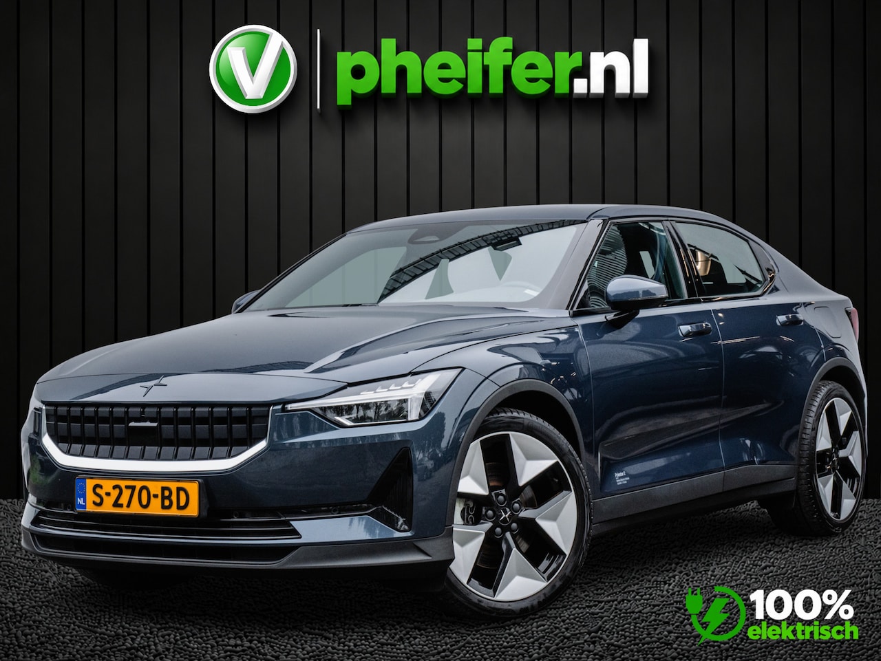 Polestar 2 - Long Range Single Motor 78 kWh SOH 96% 20" Lmv/ Camera/ DAB+/ Carplay/ LED/ Cruise control - AutoWereld.nl