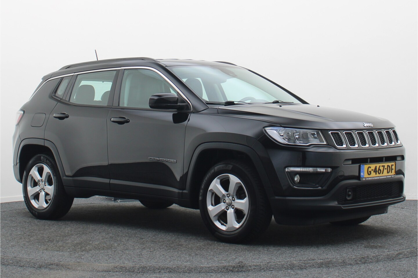 Jeep Compass - 1.4 MultiAir Longitude Leder/Stof, Apple Carplay, Camera, Cruise, Climate, DAB, PDC, 17'' - AutoWereld.nl