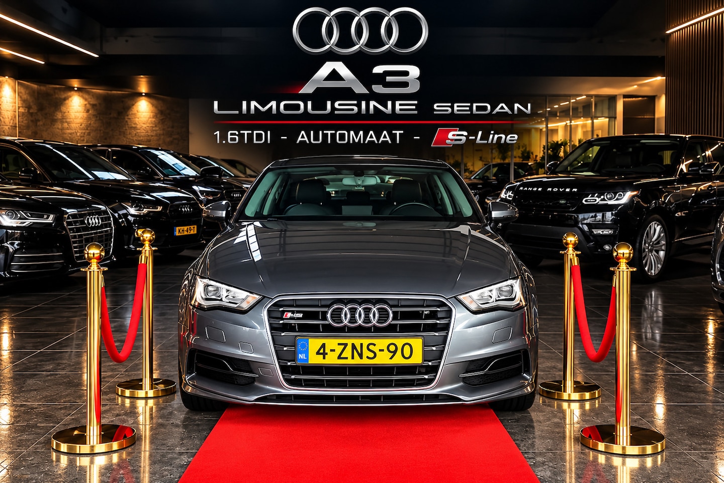 Audi A3 Limousine - 1.6 TDI AUTOMAAT + S-Line Edition! - AutoWereld.nl