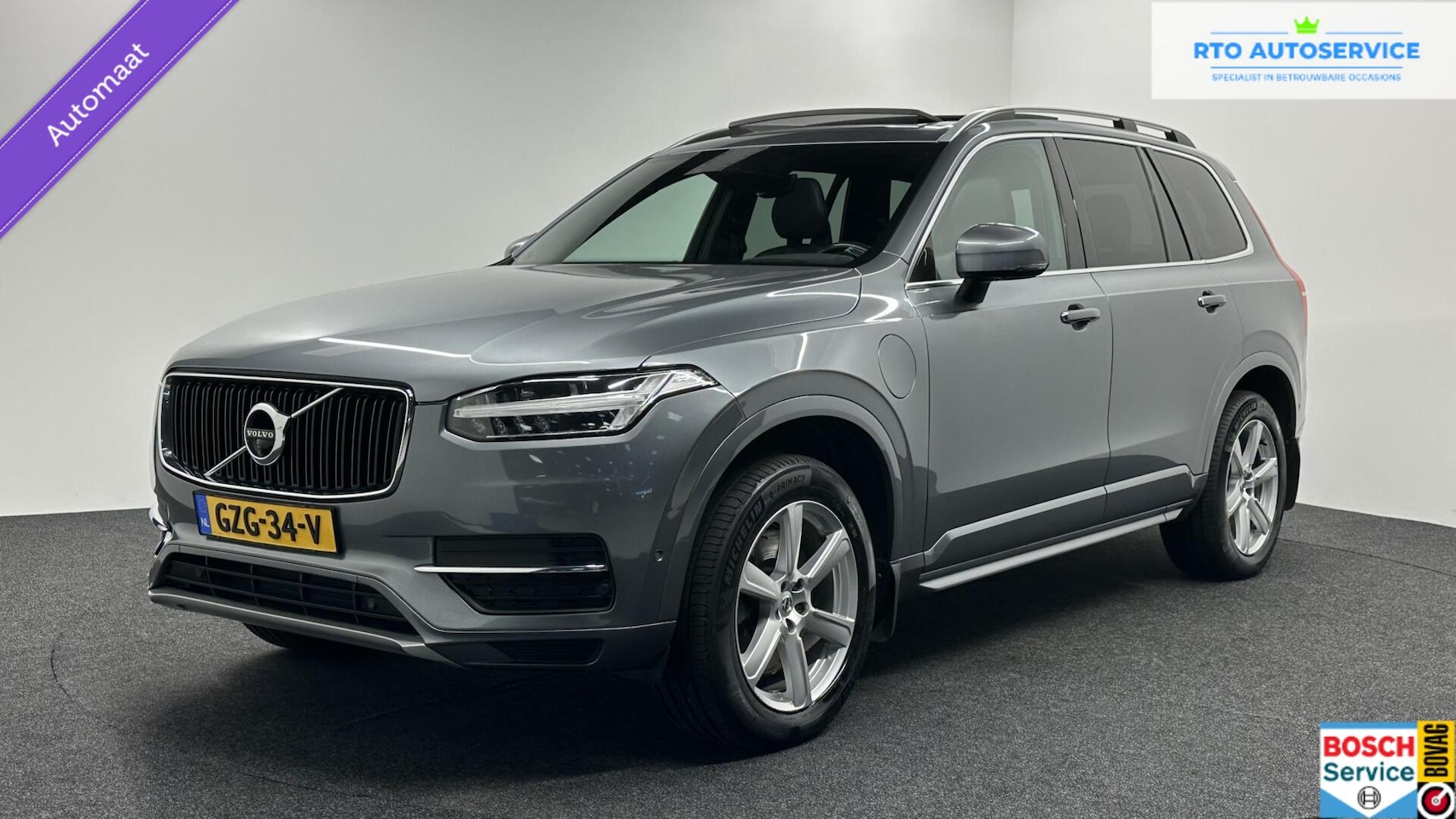 Volvo XC90 - 2.0 T8 Twin Engine AWD Momentum|7 Zits|Stoeverwarming Voor+Achter|ACC|Leer|360 Camera|Carp - AutoWereld.nl