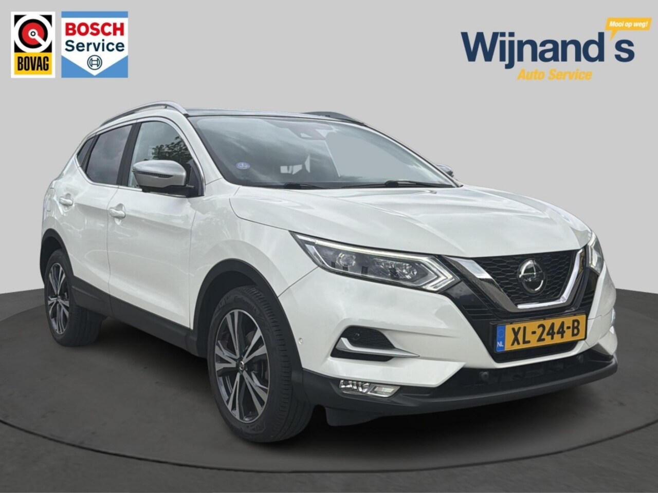 Nissan Qashqai - 1.3DIG-T Tekna + | Pano | Leer | 360gr camera | Trekhaak | Stoelverw. - AutoWereld.nl