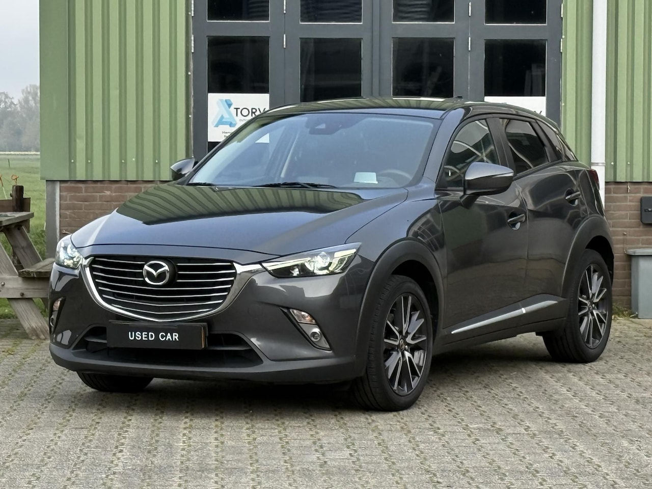 Mazda CX-3 - 2.0 SkyActiv-G 120 SkyLease GT | Leder | Trekhaak | HUD | Keyless | - AutoWereld.nl