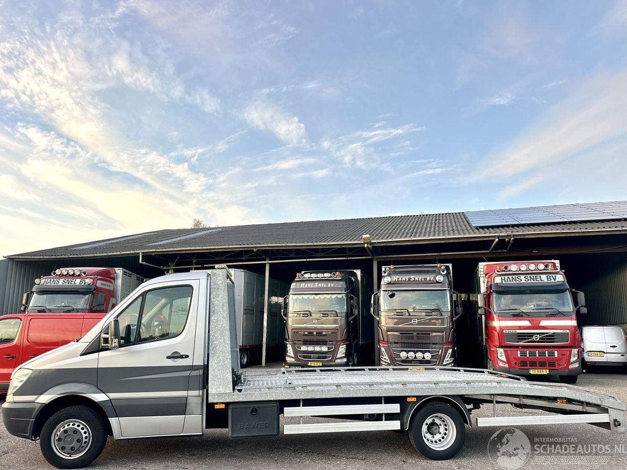 Mercedes-Benz Sprinter - 2.2 CDI 163pk aut oprijwagen - org nl + nap - navi - airco - 3pers - 6x goede hankook band - AutoWereld.nl