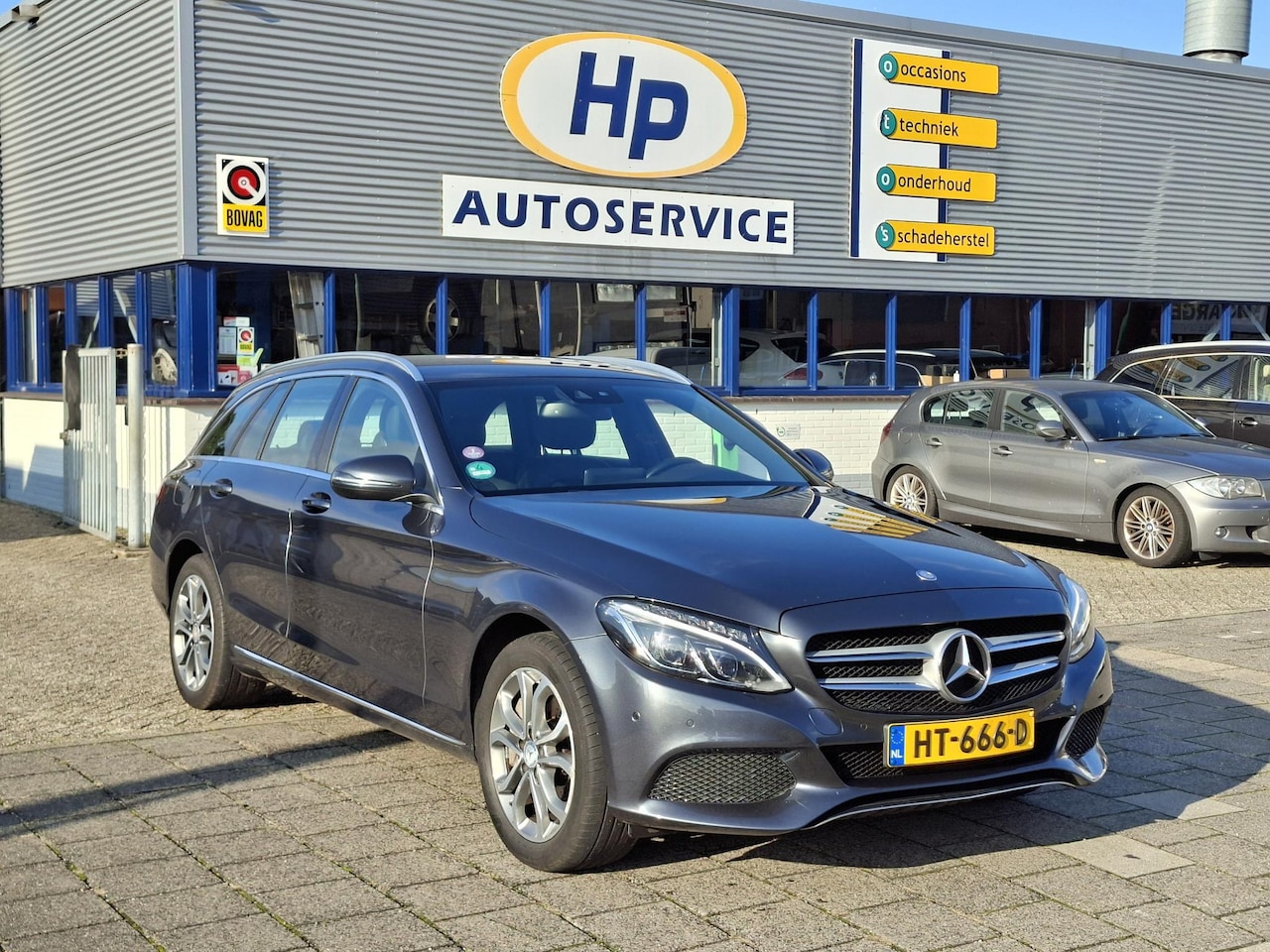 Mercedes-Benz C-klasse Estate - 350 e Lease Edition PHEV/100% onderhouden/Burmester Audio/Camera/Lederen Interieur/Luchtve - AutoWereld.nl