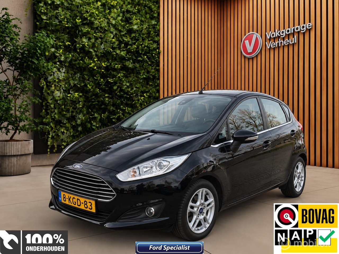 Ford Fiesta - 1.0 EcoBoost Titanium 101PK ✅5Drs ✅Boekjes ✅Nap - AutoWereld.nl
