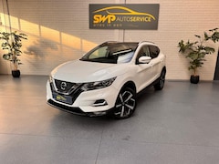 Nissan Qashqai - 1.3 DIG-T Tekna + | Nappa leer | Pano | 360 cam | Bose | 19 inch | Parelmoer wit