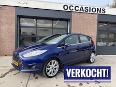 Ford Fiesta - 1.0 EcoBoost Titanium | Org-NL auto. D-riem verv. Clima. Navi. Cruise contr. Lage km. Dealer ondh.