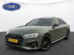 Audi A4 Limousine - 35 TFSI S- LINE edition, district groen metallic, lederen sportinterieur, schuifdak, 19 in